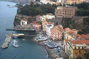 La spiaggia San Francesco a Sorrento